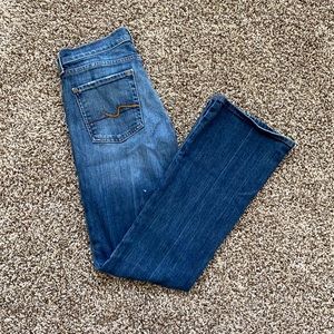 7 for all Mankind bootcut jeans 27